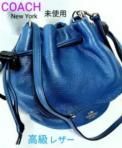 【極上美品!!】COACHコーチ 柔らか高級レザー ★可愛いバッグ/ポーチ★