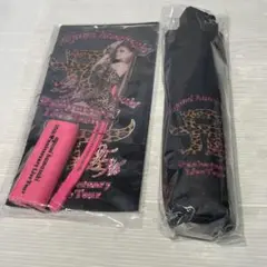 未使用品　激レア　浜崎あゆみ　豹柄　ペンライト　折り畳み傘　25thグッズ