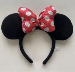 ディズニーリゾート　ミニーカチューシャ