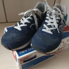 New Balance574 ネイビー スニーカー
