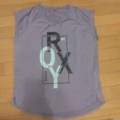 ROXY ラッシュガード　ティーシャツ　パープルグレー　M相当