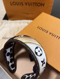 【美品】ヴィトン モノグラム レザー ヘッドバンド クルーザー カチューシャ 2025年最新】LOUIS VUITTON レディース ヘアバンド