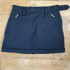 新品　adidas黒 レディース ゴルフスカート