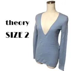 theory レディース ニット 長袖 カシミヤ100 Vネック