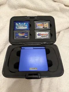 ゲームボーイアドバンスSP 青 本体とゲーム4本セット