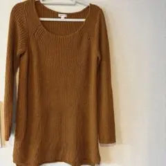 ★ MERONA ブラウン 長袖ニット XL/16