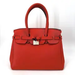 美品✨ セーブマイバッグ トートバッグ ハンドバッグ 美品 軽量　オレンジ