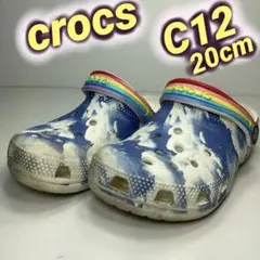 C12 crocs クロックス スカイブルー