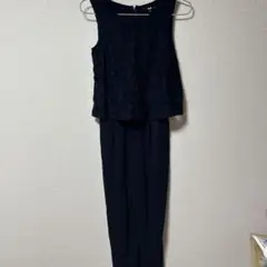 UNIQLO ネイビー レースオールインワン XS