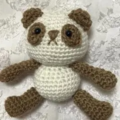 くま ぱんだ あみぐるみ