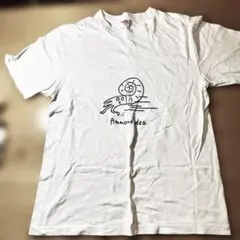 アンモナイト　イラスト Tシャツ XL ホワイト