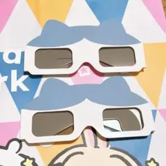 ちいかわパーク 限定 特典 ハチワレ 3Dメガネ