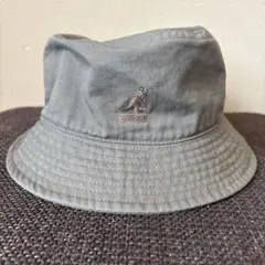 KANGOL Washed Bucket グレー M
