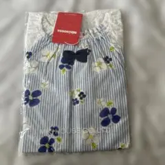 ミキハウス 花柄 フリル袖 Tシャツ 120