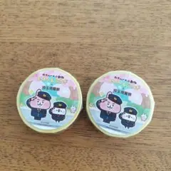 ピスケ&うさぎ マスキングテープ 埼玉県警察コラボ　2個セット【非売品】