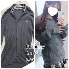 美品✨バーバリー y2k ホースロゴ カーディガン ロング Burberry