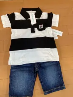 西松屋　ポロシャツ×半ズボンセット　90㎝