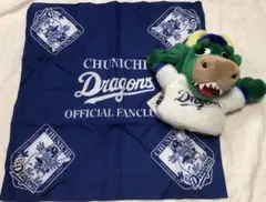 ★ドラゴンズ　バンダナ・ハンドパペットセット★