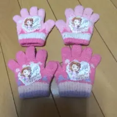 ディズニー 手袋 子供用 ピンク