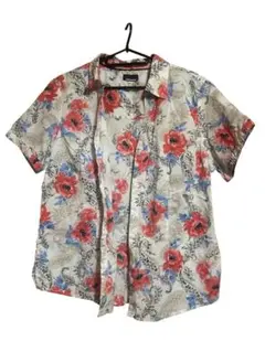 花柄 半袖シャツ