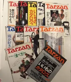 1880s Tarzan 健康・フィットネス雑誌 10冊セット８０年代スタイル