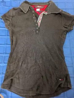 Tommy Jeans ブラック ポロシャツ S