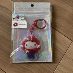 ぷっくり立体キーホルダー　大阪・関西万博　ミャクミャク　ハローキティ　サンリオ