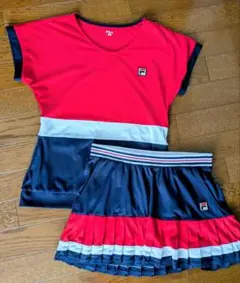 FILA セットアップ M 赤/ネイビー