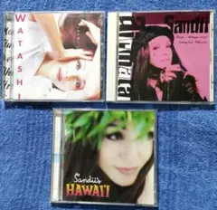 【国内盤CD・帯付美品】サンディー 3枚 ハワイ WATASHI アイルマタ