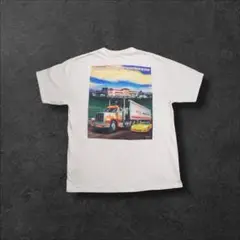 ヘインズ古着IN-N-OUT BURGERアドバタイジングTシャツ白K45