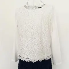 23区　二ジュウサンク オンワード樫山　洗える　L　ブラウス　シャツ