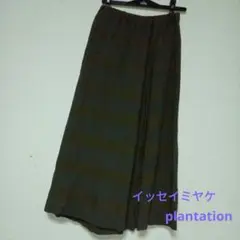 イッセイミヤケ Plantation 巻きスカート風パンツ