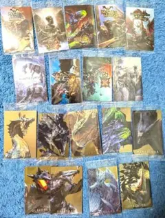 モンスターハンター 20thカードウエハース モンスター18枚セット⦿◎㉚㊵◉