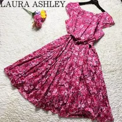 大きいサイズꕤローラアシュレイ ローズプリントワンピース 18 3XL