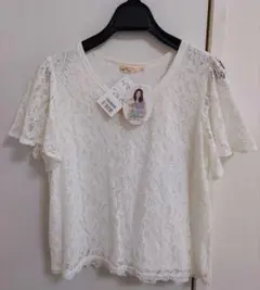 【新品未使用】Honeys ❤️ ハニーズ　レーストップス Lサイズ ホワイト
