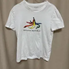 BANANA REPUBLIC バナナイラスト Tシャツ S