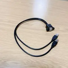 USB2.0ケーブルデュアルUSB 2.0 Aメス To 2xUSB 2.0