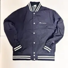 Champion チャンピオン　ネイビー ナイロンジャケット C8-R601R