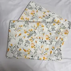 花柄枕カバー2枚セット