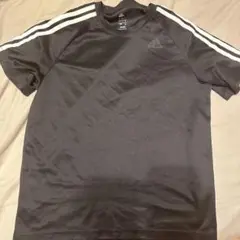 adidas 3本ライン 黒 Tシャツ ユニセックス
