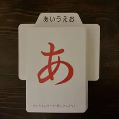 【46枚】知育フラッシュカードあいうえうお 家庭保育園絵カード