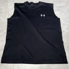 Under Armour 黒 ノースリーブ アンダーシャツ
