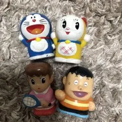 ドラえもん キャラクター ソフビ　指人形3体セット