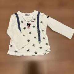 DOUBLE.B 星柄 長袖トップス　ミキハウス