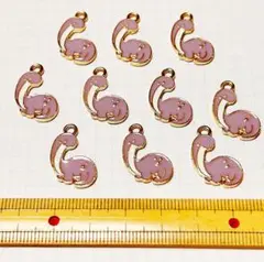 恐竜　　エナメルチャーム　10個