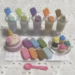 ♡ミニチュアカラフルスイーツセットNo.38