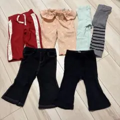 SHEIN フレアパンツ 6-9M 6点セット　ベビー　スウェット
