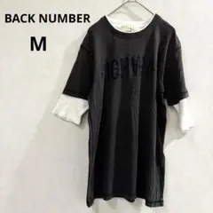【バックナンバー】半袖　トップス　ロゴTシャツ　綿100% Mサイズ