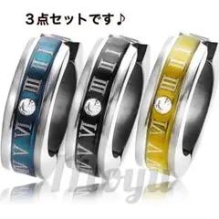 イヤーカフ メンズ ジルコンリング フェイクピアス カッコいい 新品 3色 人気