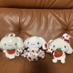 サクマ いちご柄 シナモロール　マスコット　シナモンセット